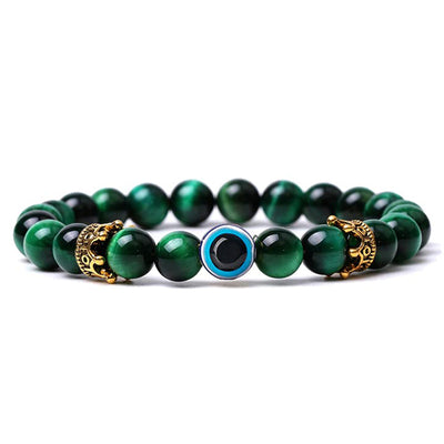 Olivenorma Turquoise With Evil Eye Protection Bracelet