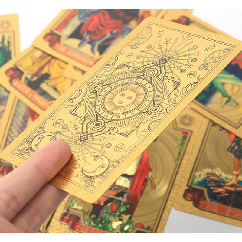 Olivenorma Premium Luxury Holographic Divination Tarot Cards