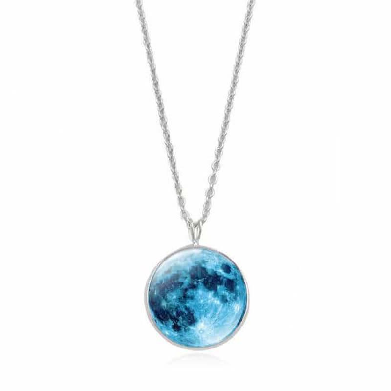 Glowing Full Moon Necklace