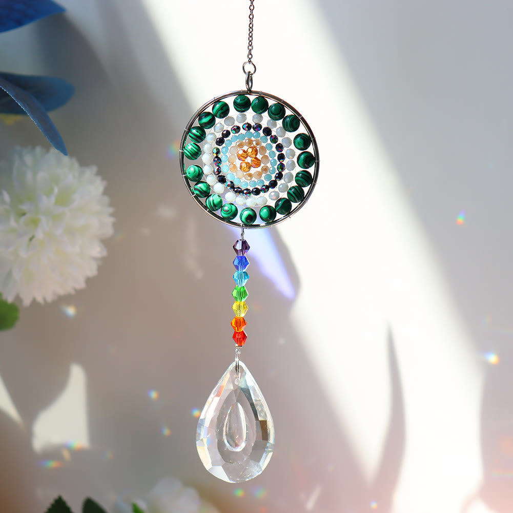 Olivenorma Crystal Suncatchers Handmade Chakra Wind Chime