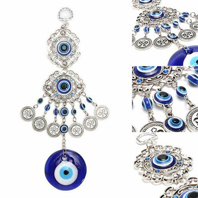 Olivenorma Blue Evil Eye Dream Net Catcher Wall Decor