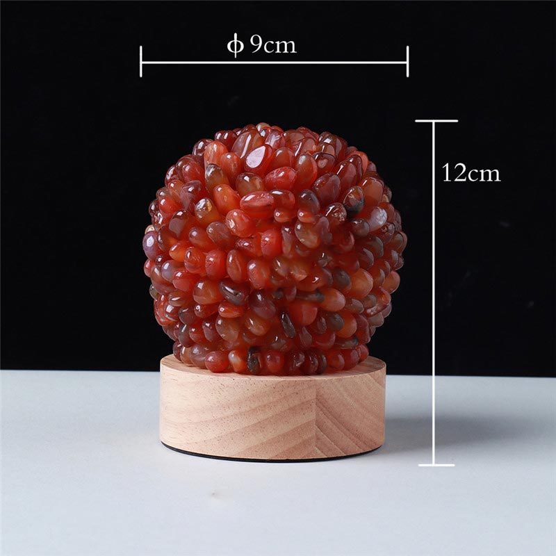 Olivenorma Christmas Crystal Stone Night Light Decoration