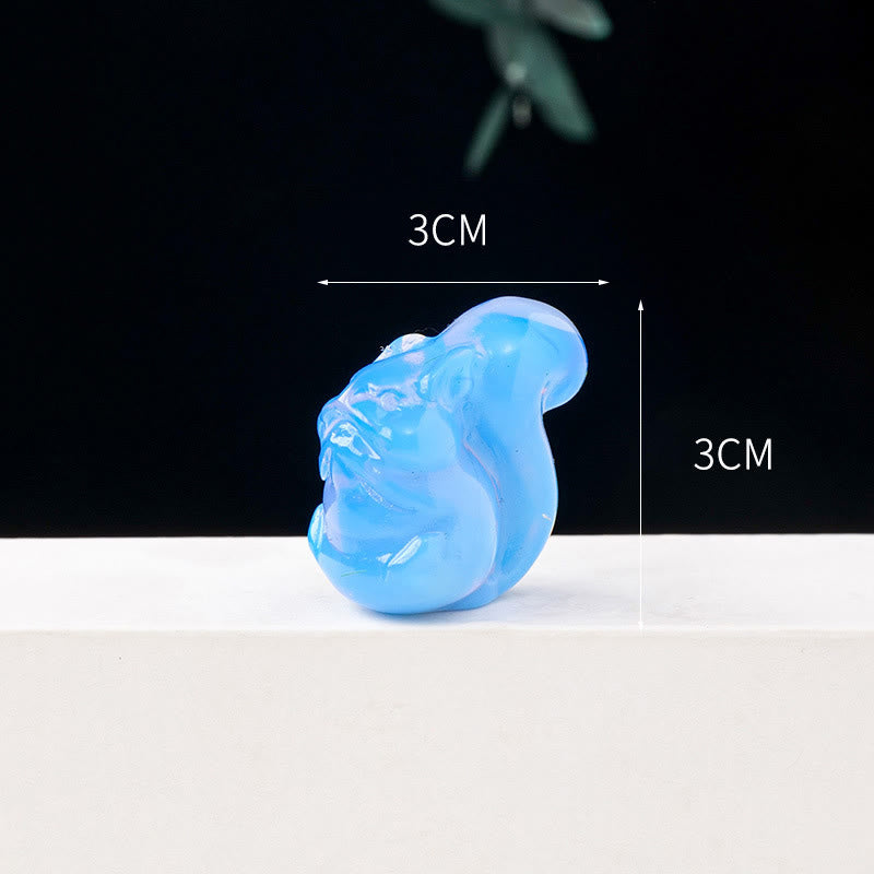 Olivenorma Natural Crystal Squirrel Carving Ornament Gemstone Decoration - image 38