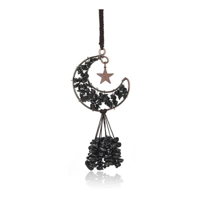 Olivenorma Moon And Star Chakra Crystal Wind Chime