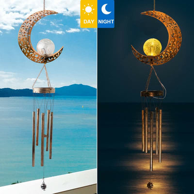 Olivenorma Solar Moon or Sun Wind Chime Ornaments