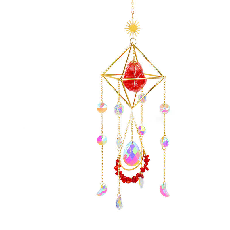 Olivenorma Rainbow Maker Crystal Suncatcher Gemstone Ornament