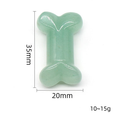 Olivenorma Natural Quartz Crystal Mini Bone Gemstone Decoration - image 45