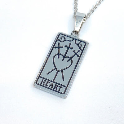 Olivenorma Vintage Tarot Card Fortune Necklace