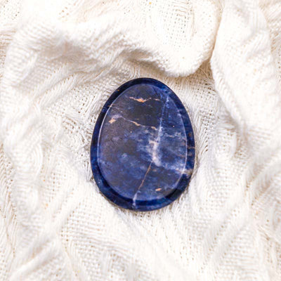 Olivenorma Sodalite Calm Thumb Worry Stone