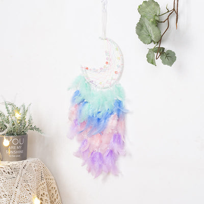 Olivenorma Colored Bead Feather Catcher