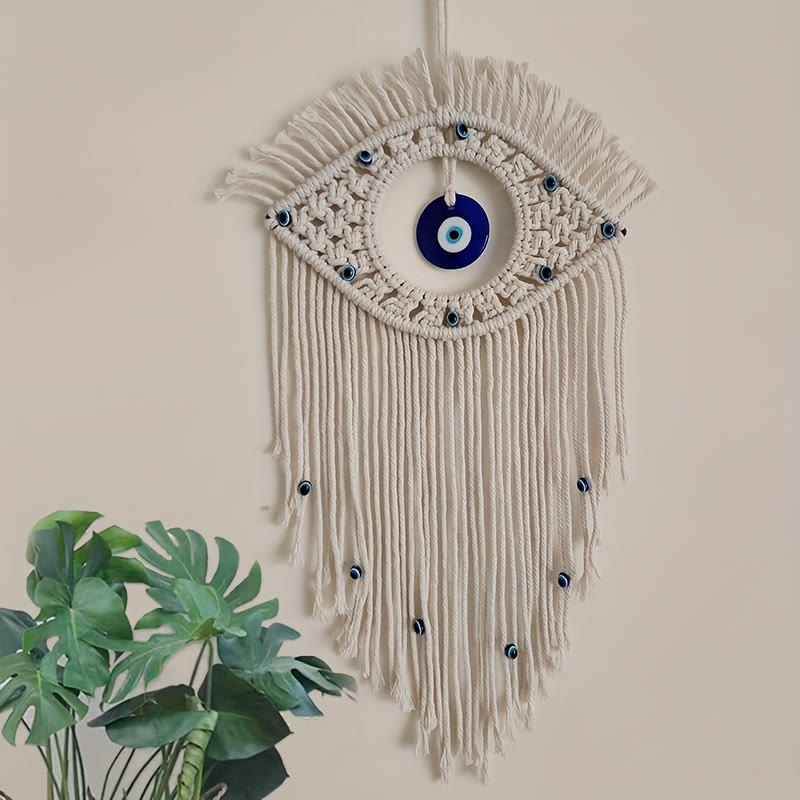 Olivenorma Protective Evil Eye Wall Tapestry Home Decor Ornament