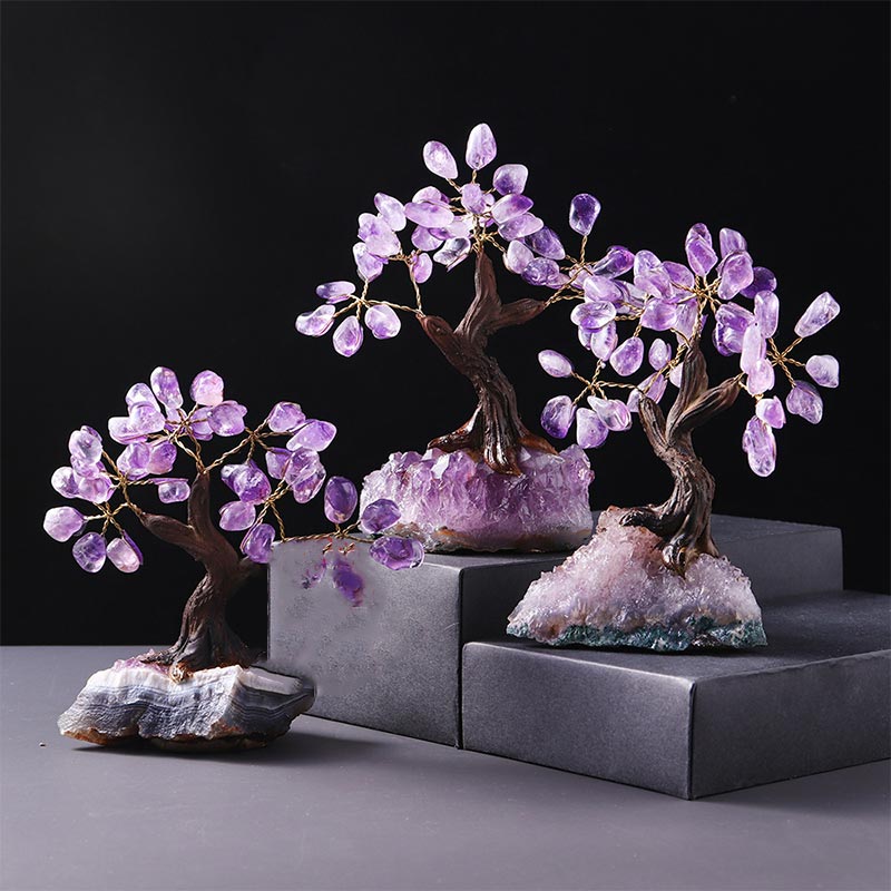 Olivenorma Amethyst Healing Feng Shui Tree