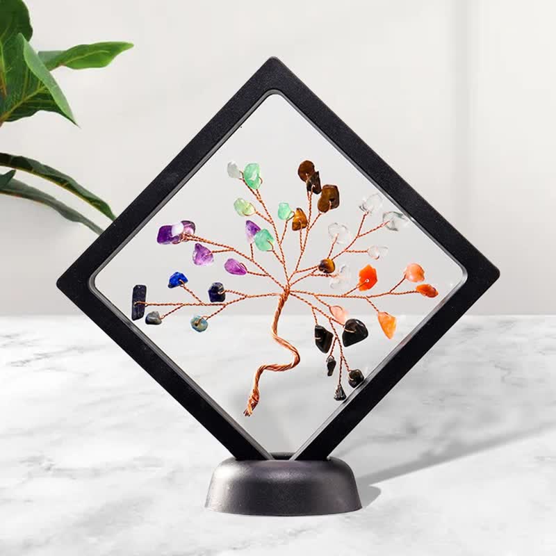 Olivenorma Chakra Crystal Lucky Tree Decoration