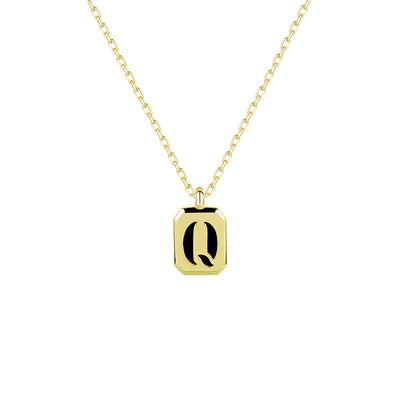 Olivenorma Customizable Gold Initial Necklace