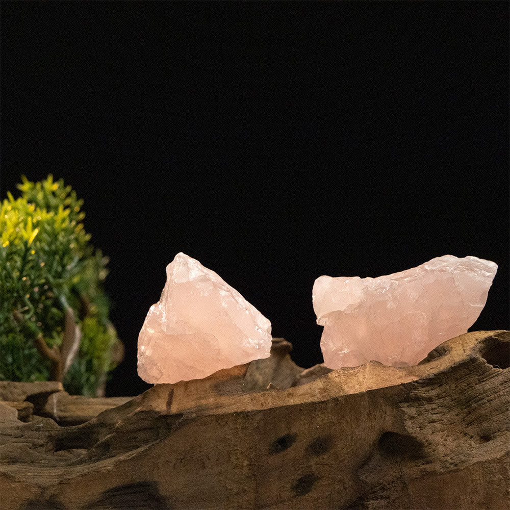 Olivenorma Rose Quartz Aroma Diffuser Crystal Natural Stone