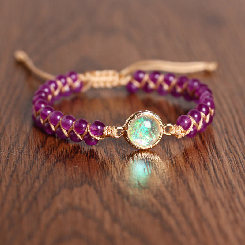 Olivenorma Gemstone Braided Bracelet