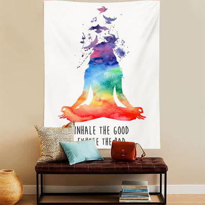 Minimalist Art Meditation Color Tapestry