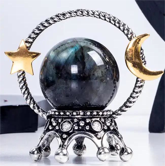 Olivenorma Star and Moon Sphere Holders Ornamet Decoration