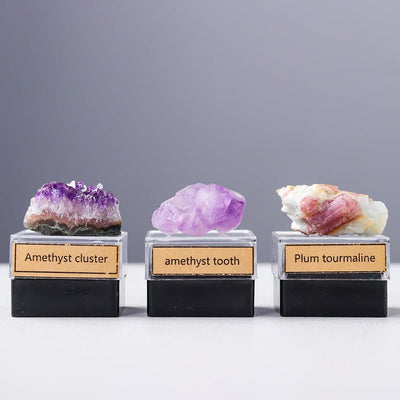 Olivenorma 9pcs Set Natural Crystal Set Gift Box