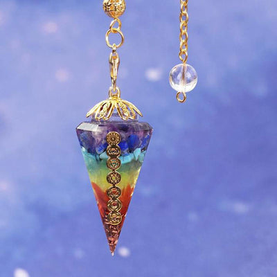 Olivenorma Chakra Orgone Divination Pendulum