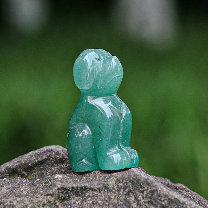 Olivenorma Natural Stone Puppy Decoration