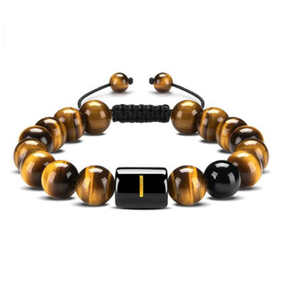 Tiger Eye Letter Protection Bracelet