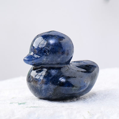 Olivenorma 1.2Inch Quartz Crystal Duck Carving Gemstone Decoration - Sodalite - image 27
