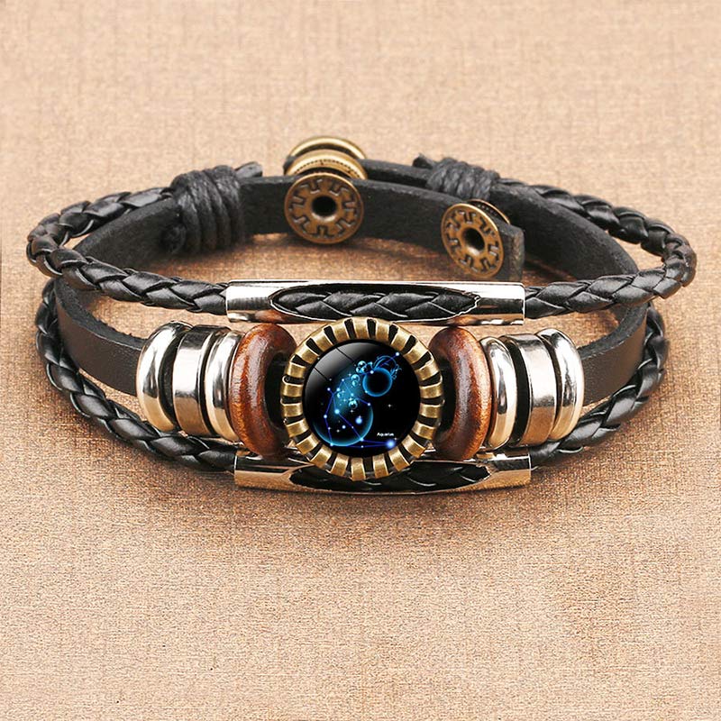 Olivenorma Zodiac Retro Bracelet - Aquarius - image 1
