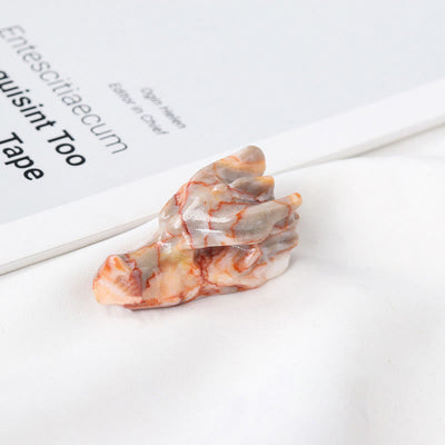 Olivenorma 1.5Inch Crystal Dragon Skull Statue Gemstone Decoration - Rhodochrosite - image 18