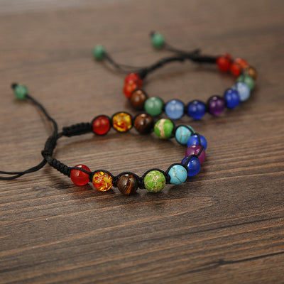 Olivenorma Chakra Rainbow Praying Bracelet