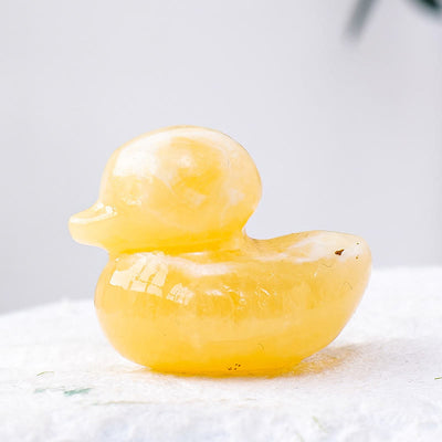 Olivenorma 1.2Inch Quartz Crystal Duck Carving Gemstone Decoration - Yellow Aventurine - image 19