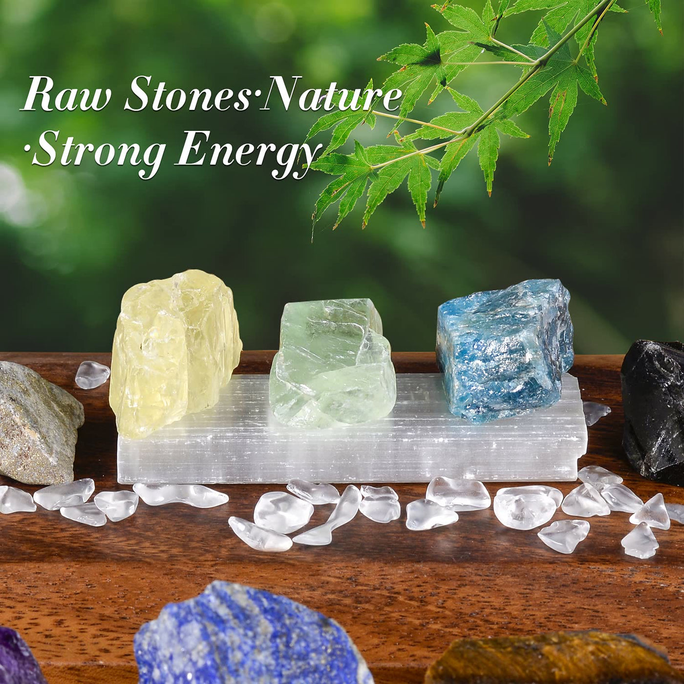 Olivenorma Colorful Crystal Rough Stone Set Crystal Set