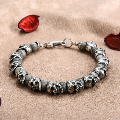 Olivenorma Natural Tiger Eye Handmade 925 Sterling Silver Bracelet