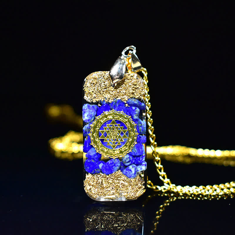 Olivenorma Raise Consciousness - Lapis Lazuli Orgone Energy Necklace