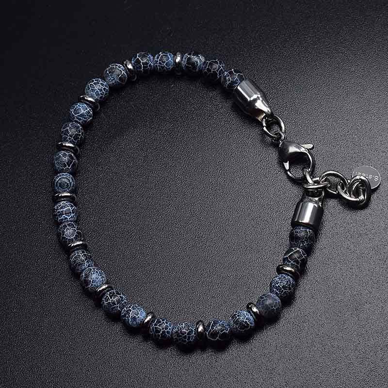 Olivenorma Weathered Agate Bead Bracelet