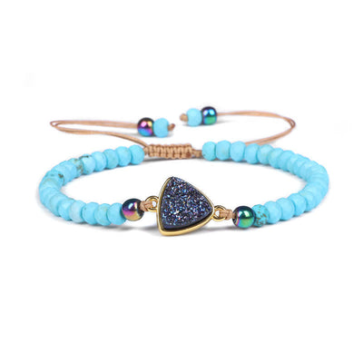 Olivenorma Faceted Natural Crystal Bracelet