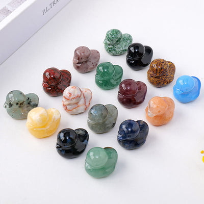 Olivenorma 1.2Inch Quartz Crystal Duck Carving Gemstone Decoration - image 47