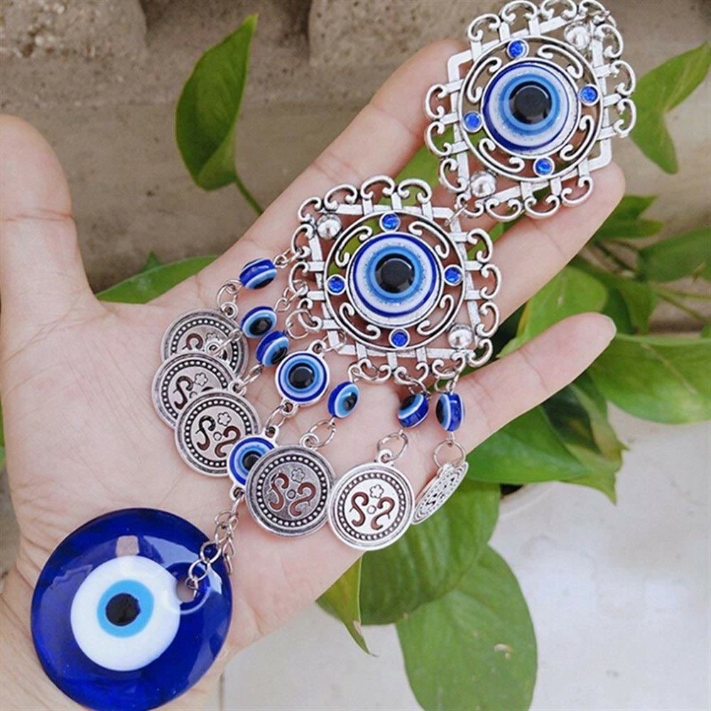 Olivenorma Blue Evil Eye Dream Net Catcher Wall Decor