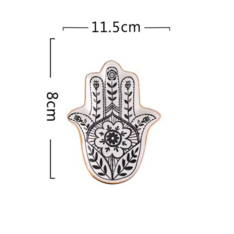 Olivenorma Trinket Ring Dish Hamsa Small Jewelry Coaster